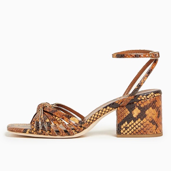 New Loeffler Randall Renee Knot Heel Sandals Size 8 - Picture 4 of 9